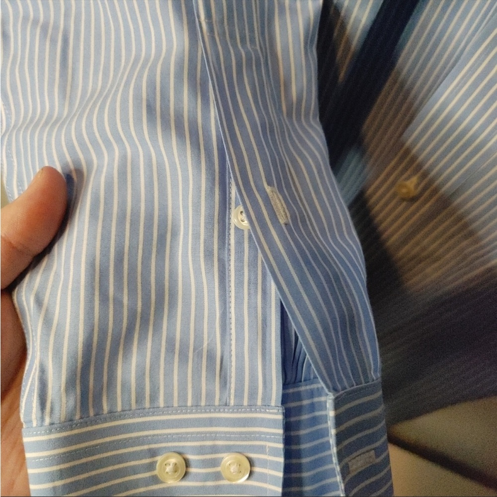 Brooks Brothers button down dress shirt, size 17-6/7 Slim Fit - Picture 3 of 3
